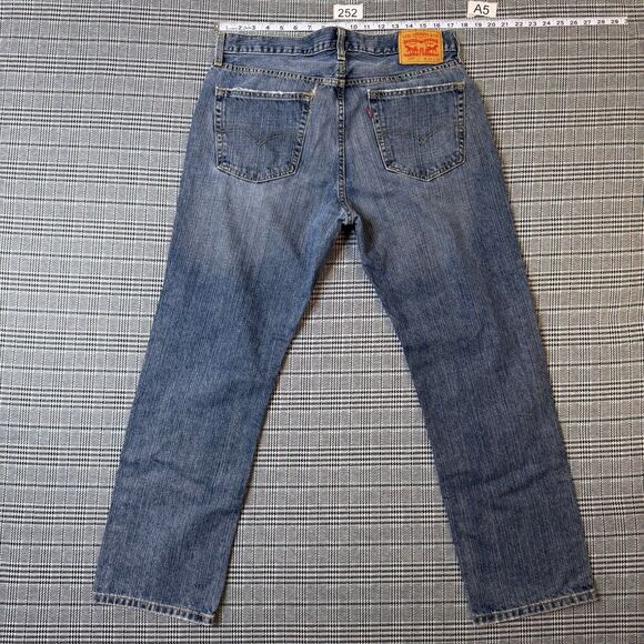 Levi's 559 Men's Jeans Blue Denim Relaxed Straight Fit Size 34x30 - Picture 1 of 10